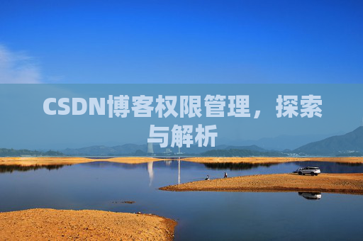 CSDN博客权限管理，探索与解析